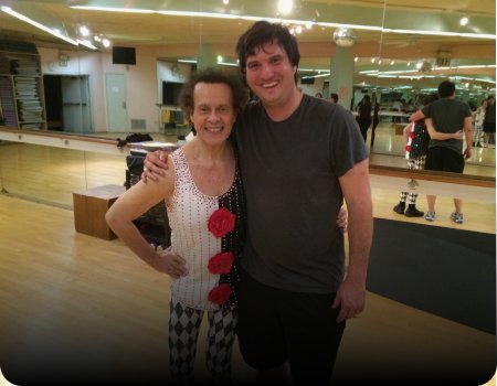 With Richard Simmons